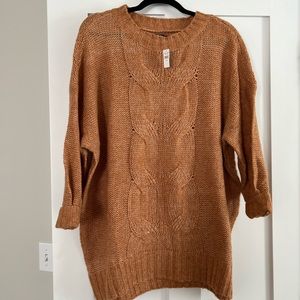 New Aerie Salmon Colored Oversized Sweater Size M